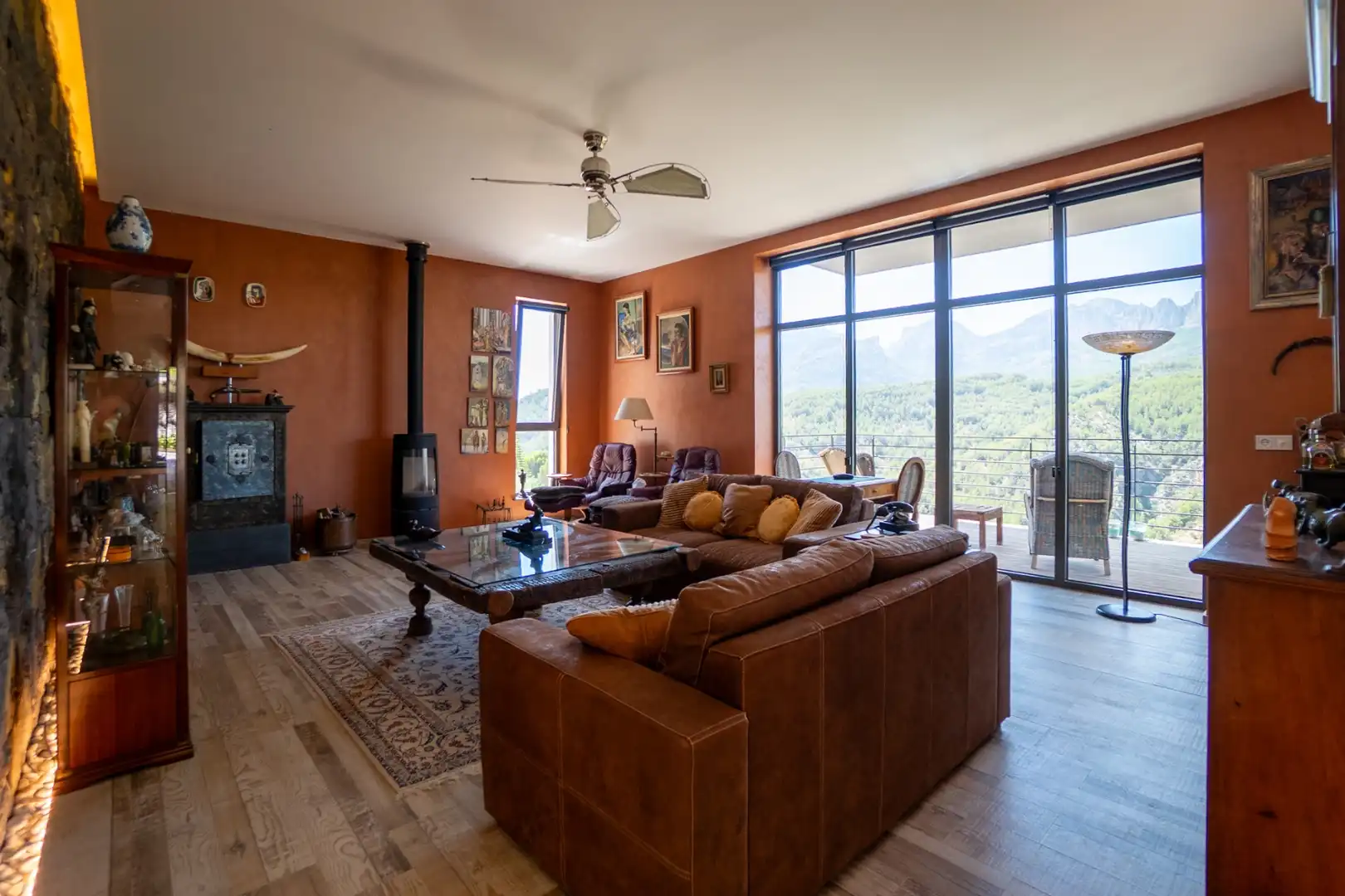 Sala de estar de Casa o chalet en venta en Callosa d'en Sarrià con Piscina