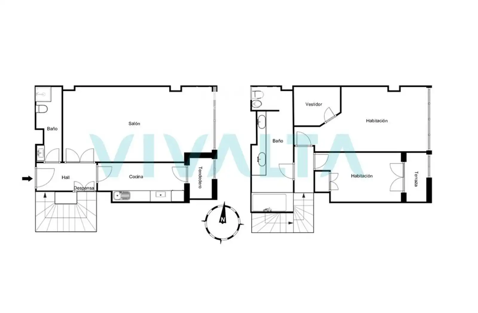 Dúplex en venta en Madrid con Aire acondicionado, Calefacción y Terraza
