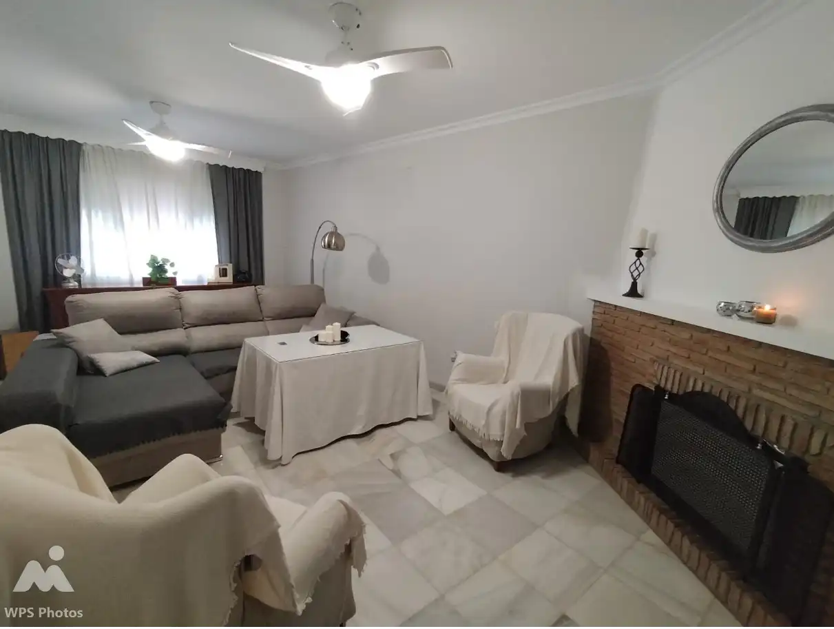 Sala de estar de Casa o chalet en venta en Málaga con Aire acondicionado y Trastero