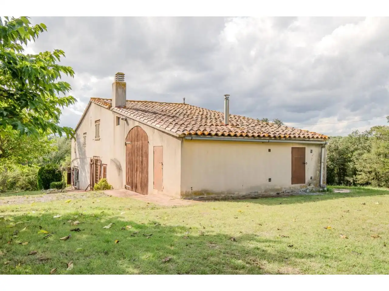 Vista exterior de Finca rústica en venta en Sils con Calefacción, Jardín privado y Terraza