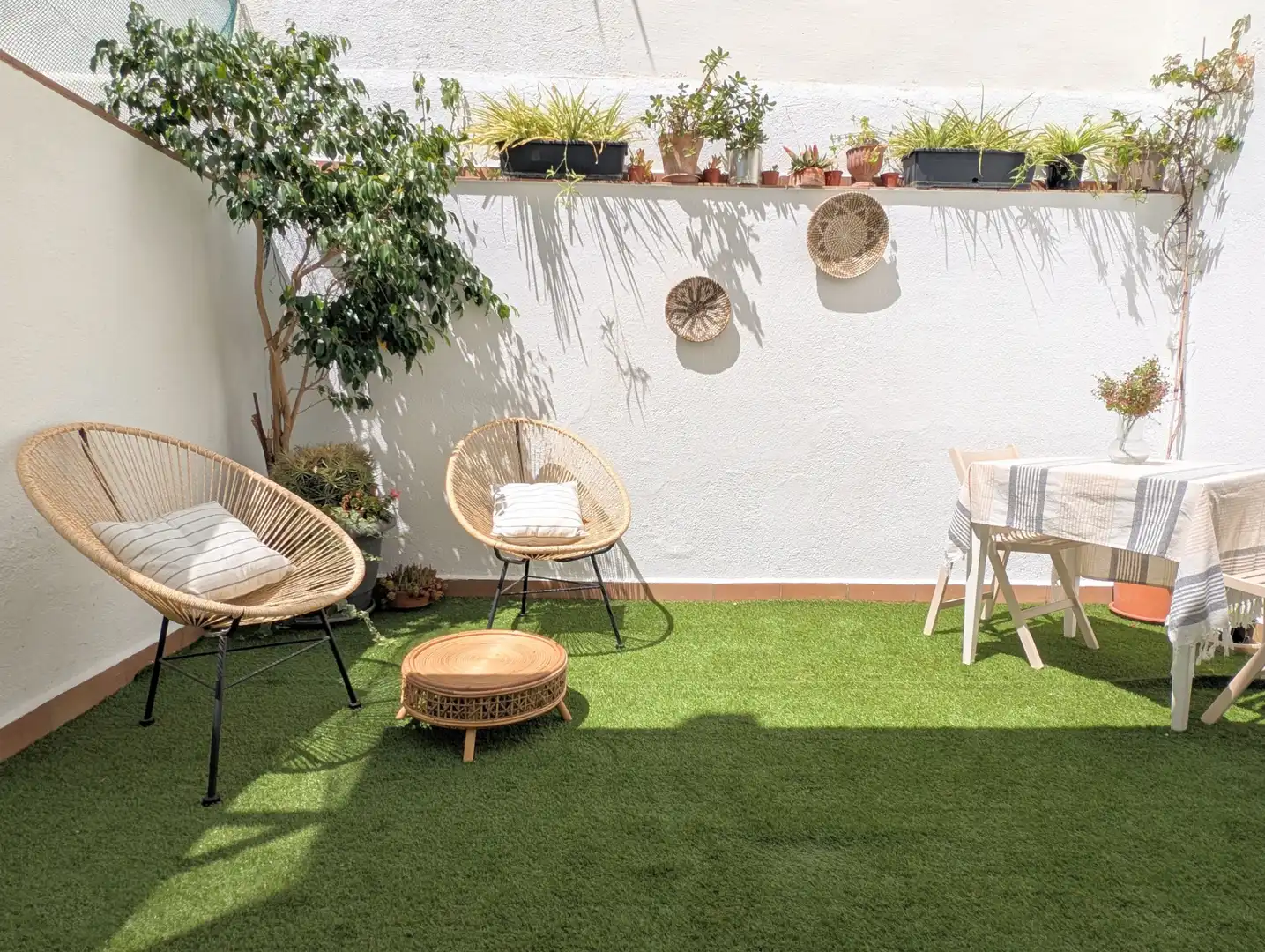 Terrasse von Erdgeschoss zum Verkauf in Mataró mit Klimaanlage, Heizung und Terrasse