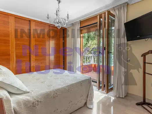 Bedroom of Houses for sale in Roquetas de Mar  with Air Conditioner, Heating and Private garden