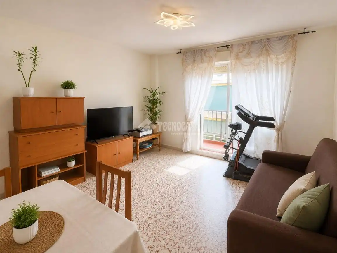 Sala de estar de Piso en venta en Madrid