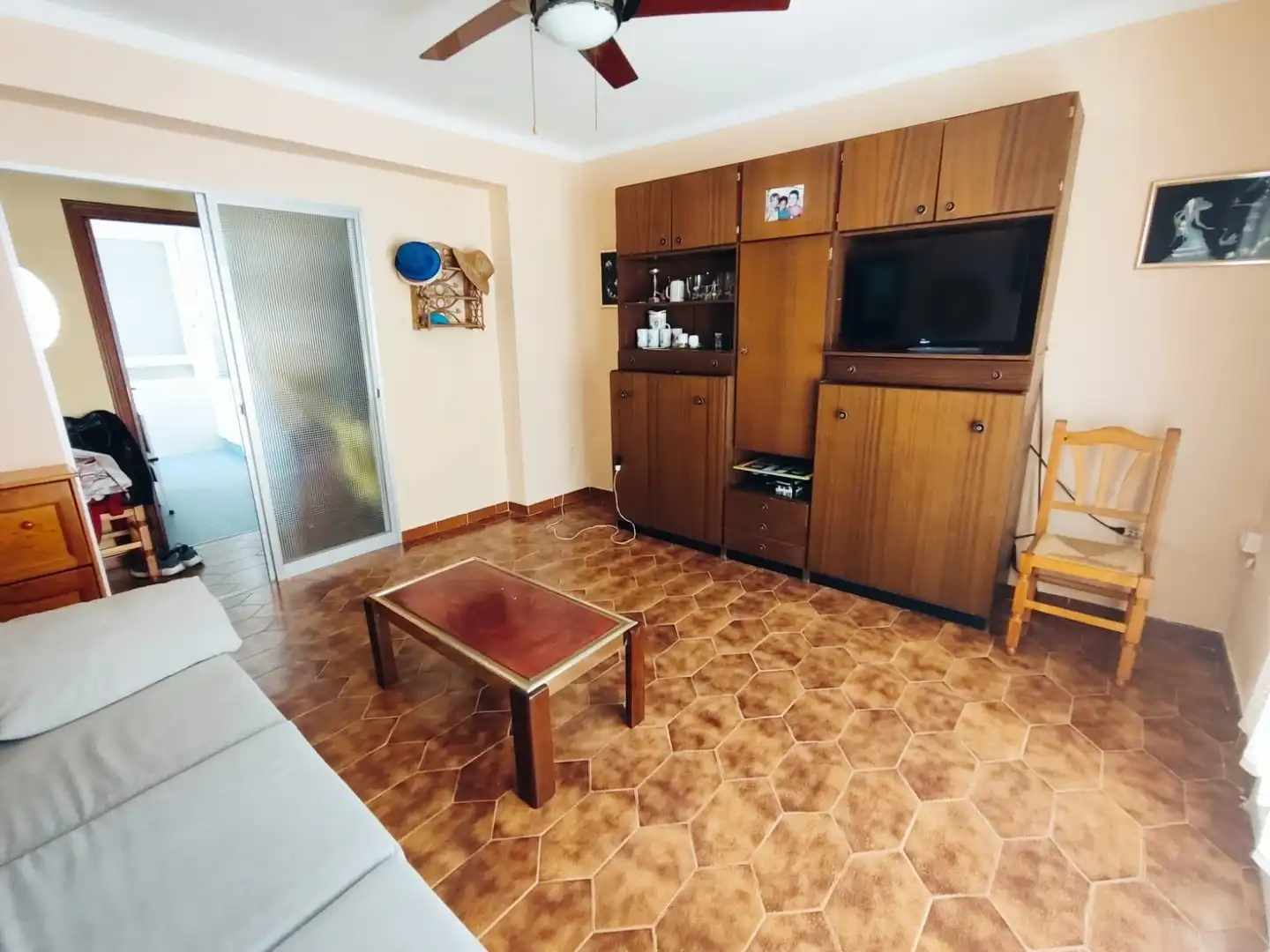Sala de estar de Apartamento en venta en Santa Pola con Terraza y Amueblado