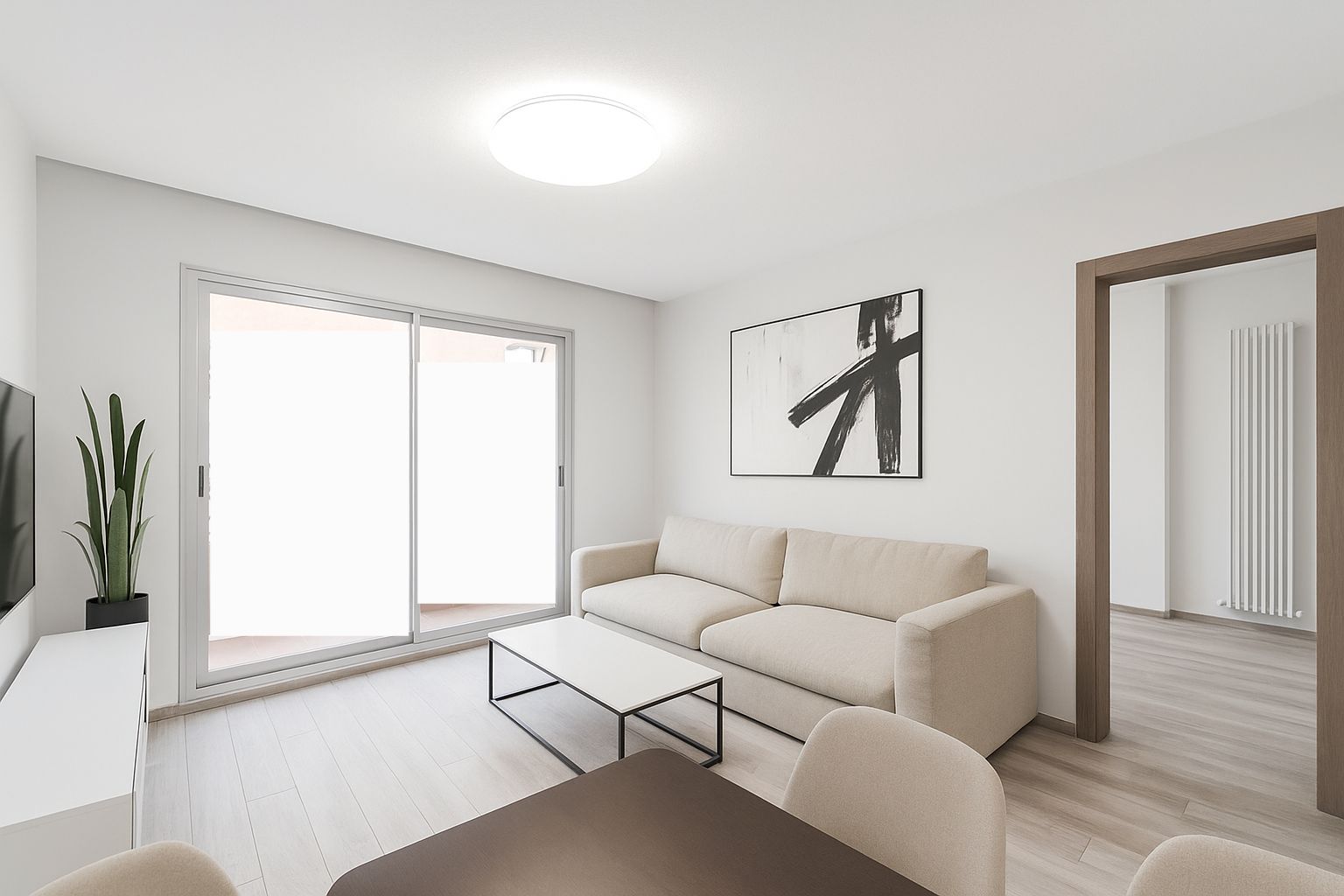 Sala d'estar de Pis en venda en Leganés amb Calefacció i Terrassa