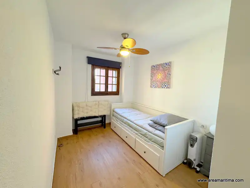 Bedroom of Flat for rent in Alboraya  with Air Conditioner, Parquet flooring and Furnished