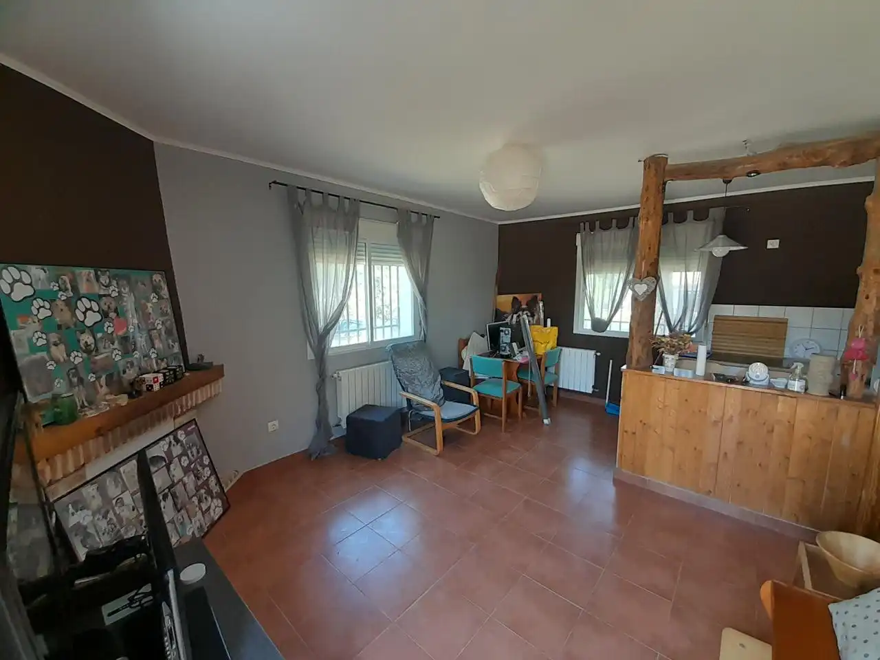 Sala d'estar de Casa o xalet en venda en Marugán amb Calefacció i Jardí privat