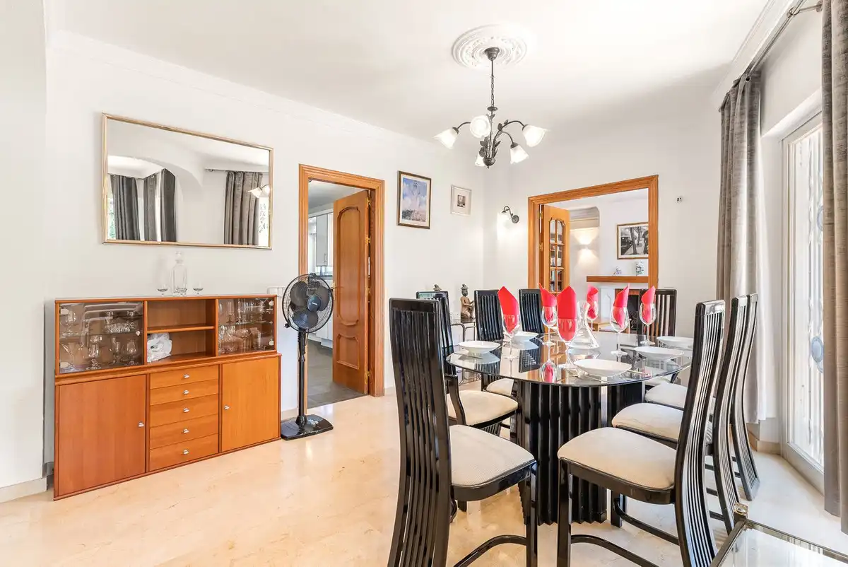 Comedor de Casa o chalet en venta en Mijas con Aire acondicionado, Calefacción y Jardín privado