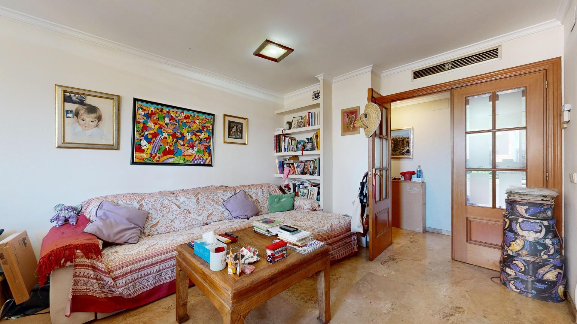 Sala de estar de Piso en venta en  Valencia Capital con Aire acondicionado, Calefacción y Balcón