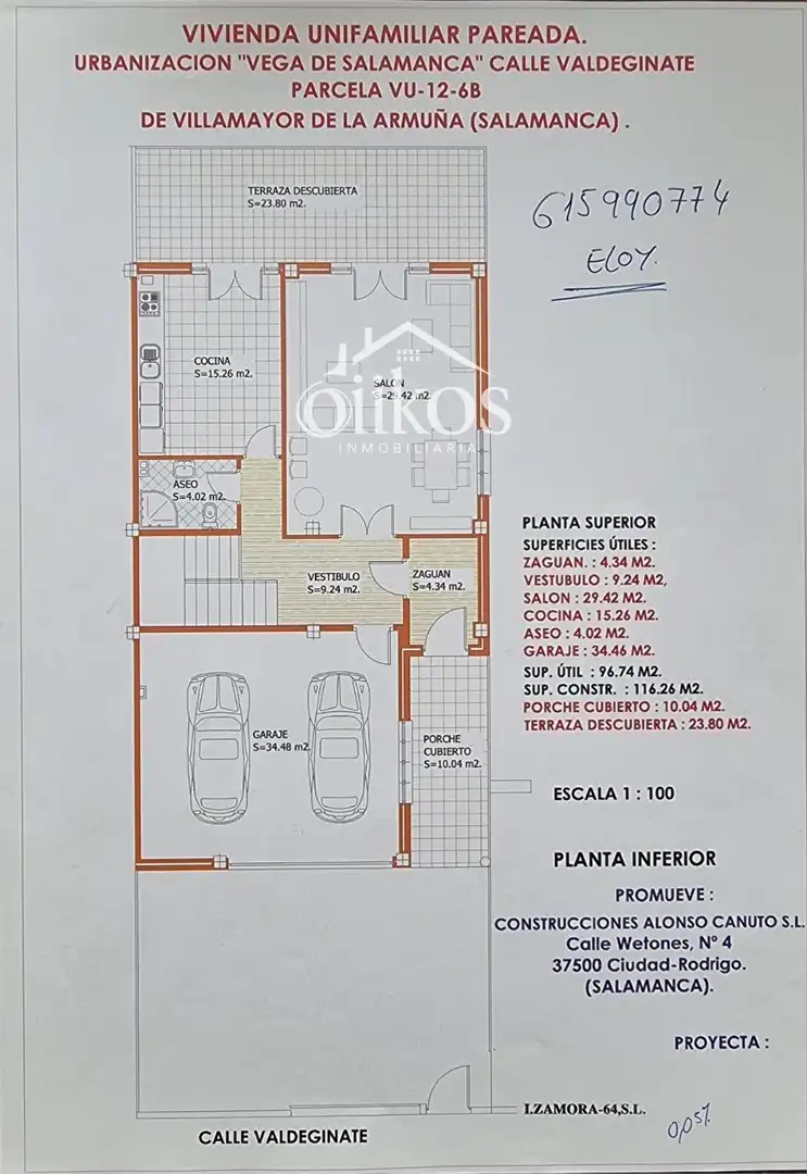 Casa adosada en venta en Villamayor con Aire acondicionado, Calefacción y Parquet