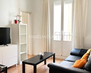 Living room of Apartment to rent in  Madrid Capital  with Air Conditioner, Heating and Parquet flooring