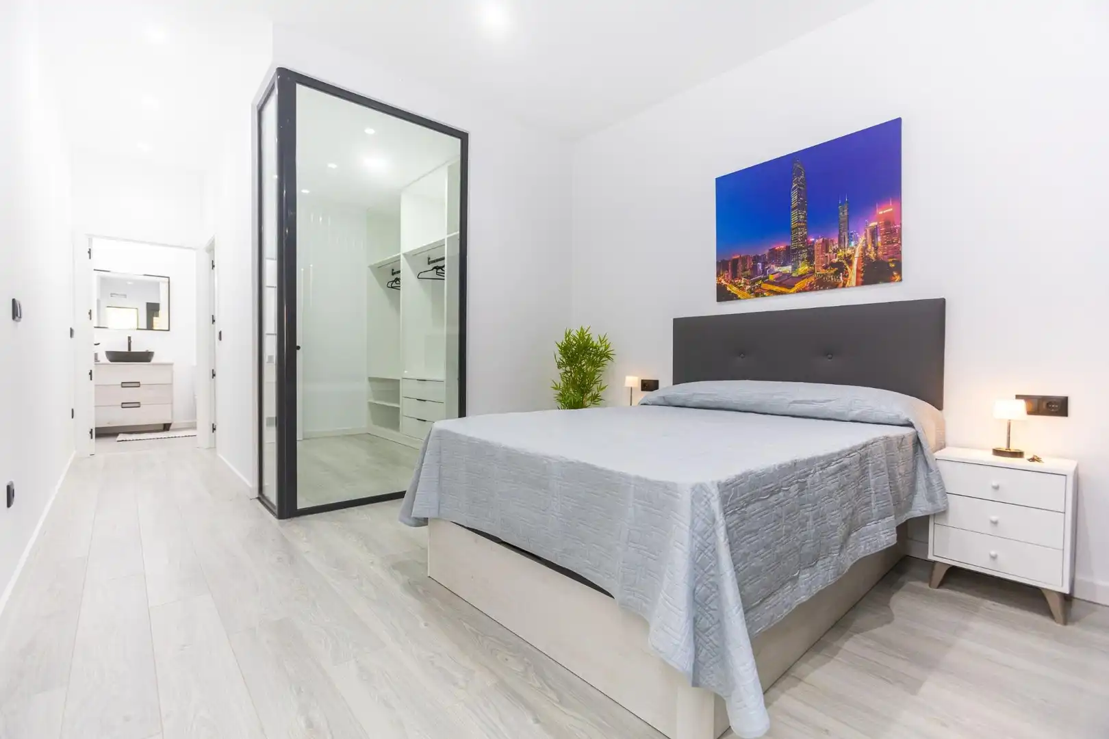 Bedroom of Apartments for sale in Molina de Segura  with Air Conditioner, Private garden and Parquet flooring