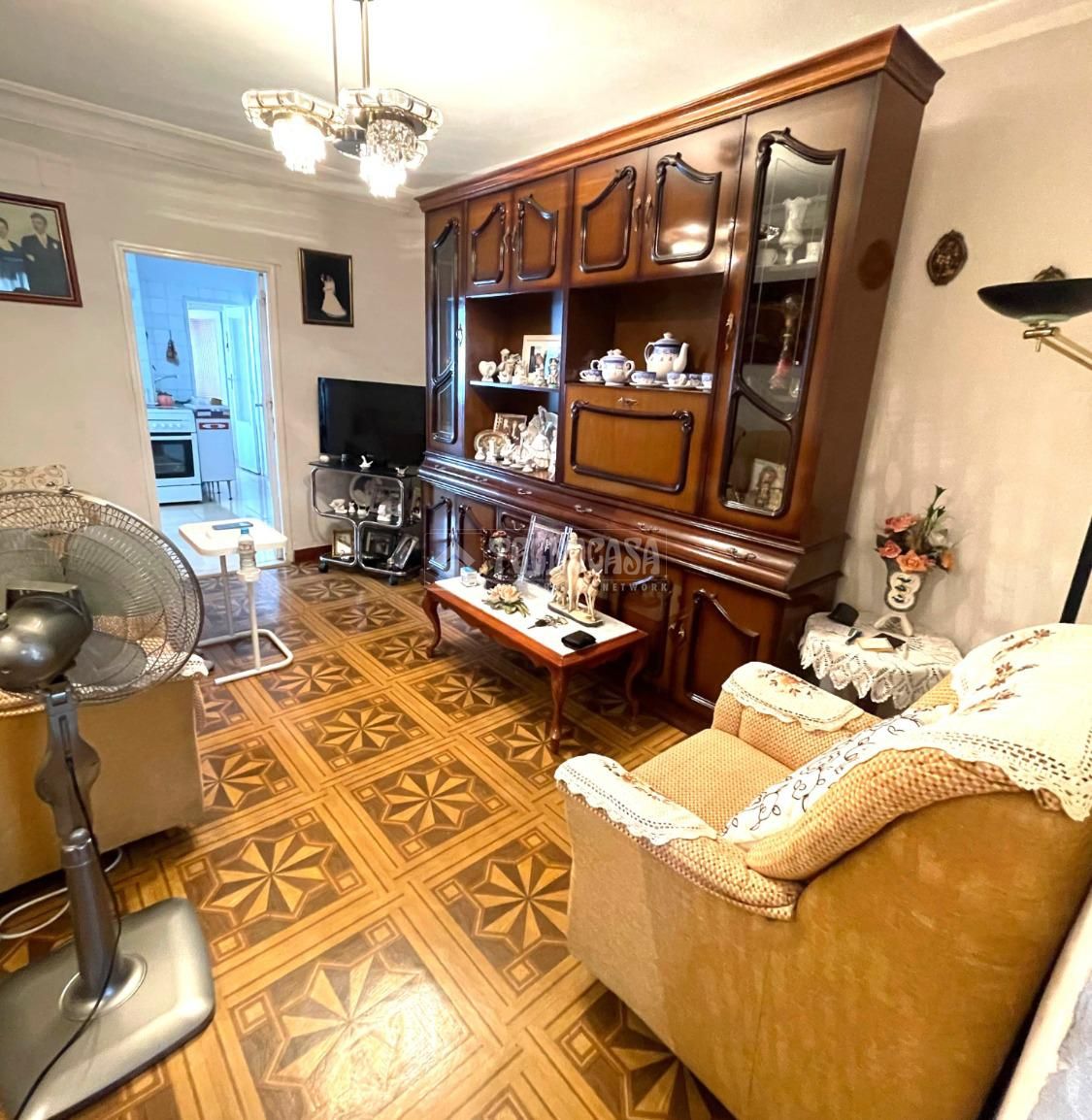 Sala de estar de Piso en venta en  Madrid Capital