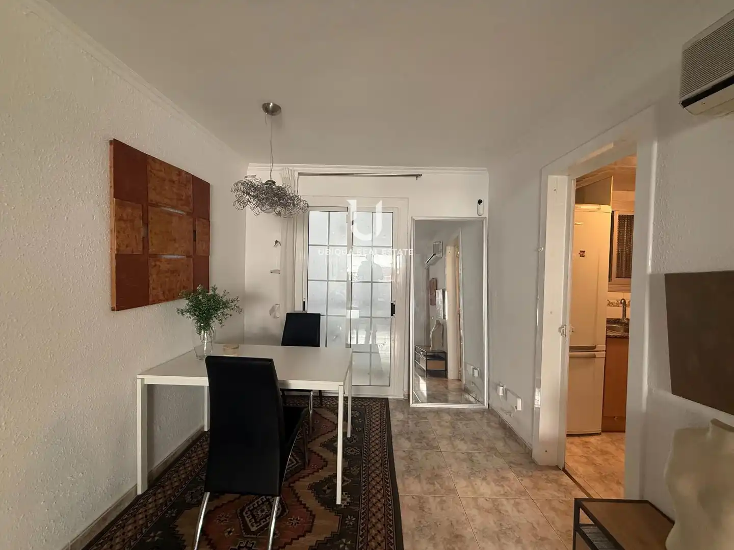 Dining room of Flat for rent in L'Hospitalet de Llobregat  with Air Conditioner, Heating and Furnished