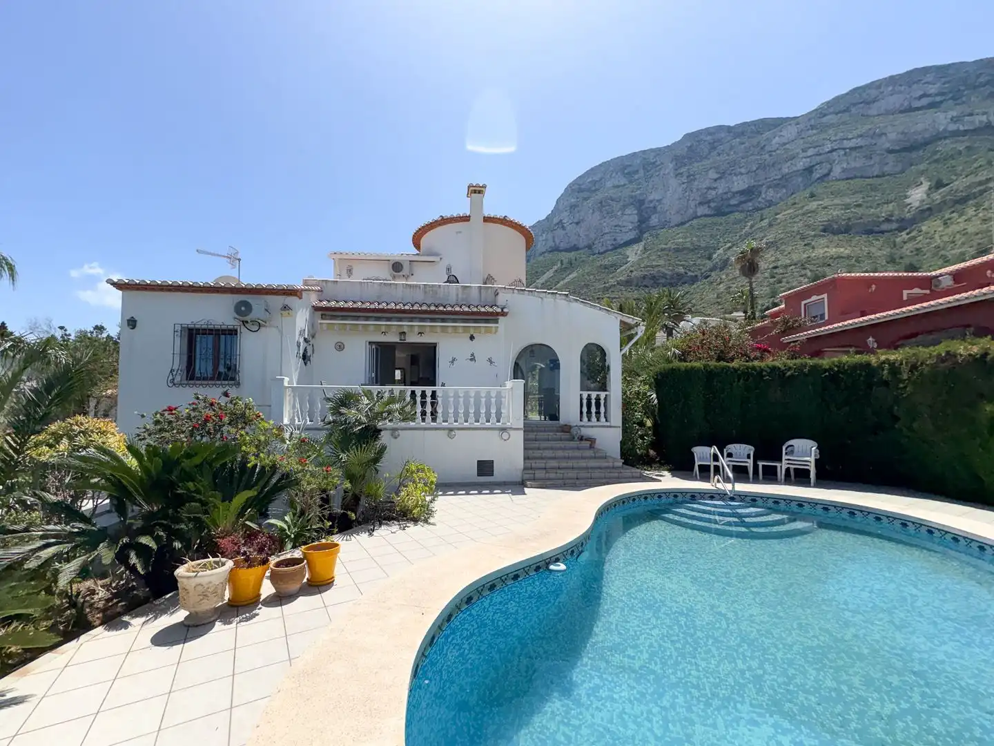 Vista exterior de Casa o chalet en venta en Dénia con Aire acondicionado, Calefacción y Jardín privado