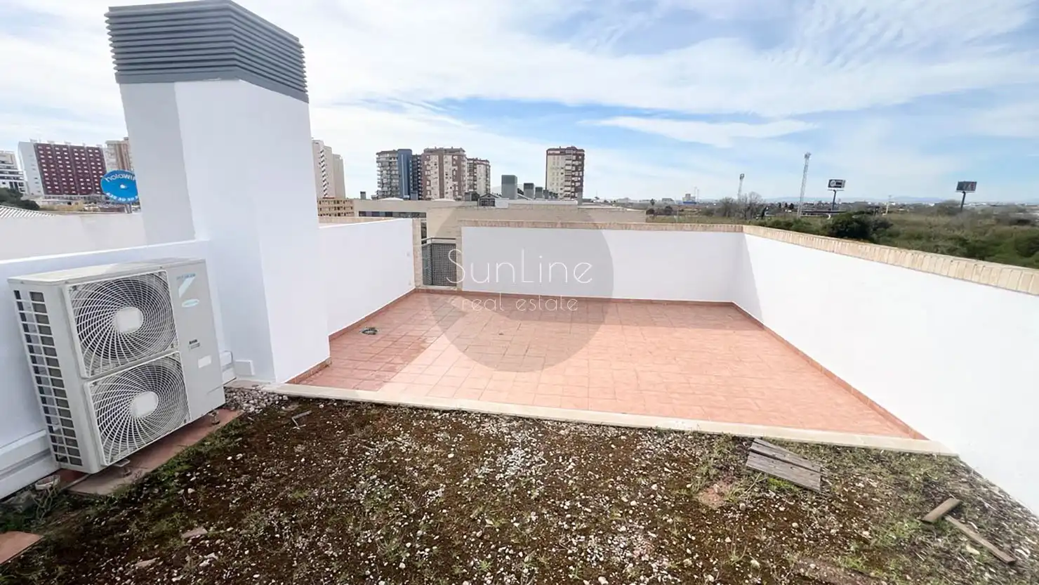 Terraza de Casa adosada de alquiler en Massamagrell con Aire acondicionado, Terraza y Trastero