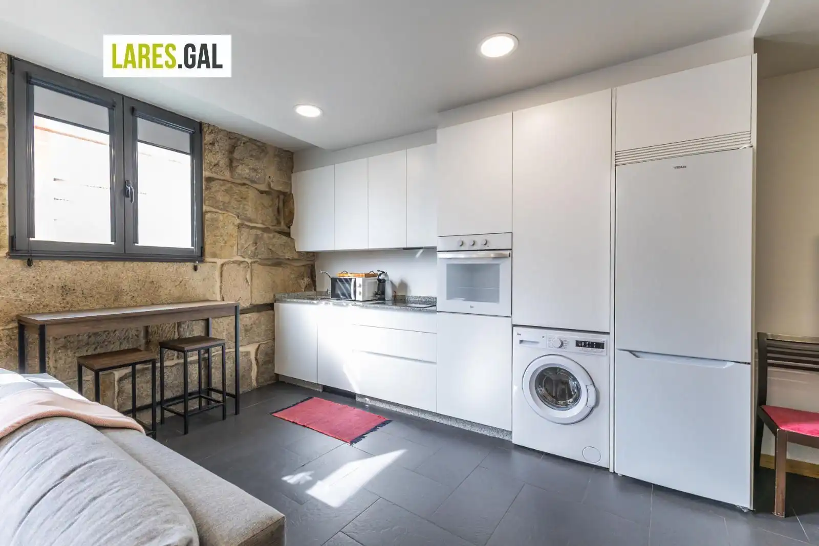 Cocina de Casa o chalet en venta en Cangas  con Calefacción, Amueblado y Horno