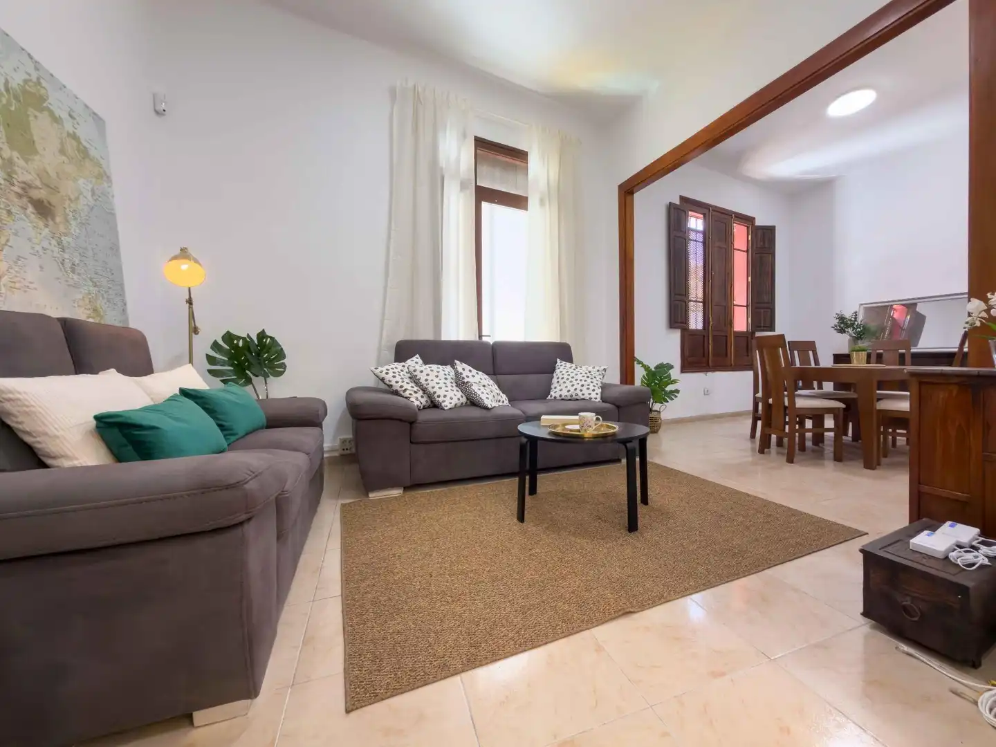 Wohnzimmer von Wohnung zum Verkauf in Santa Cruz de Tenerife mit Klimaanlage und Möbliert