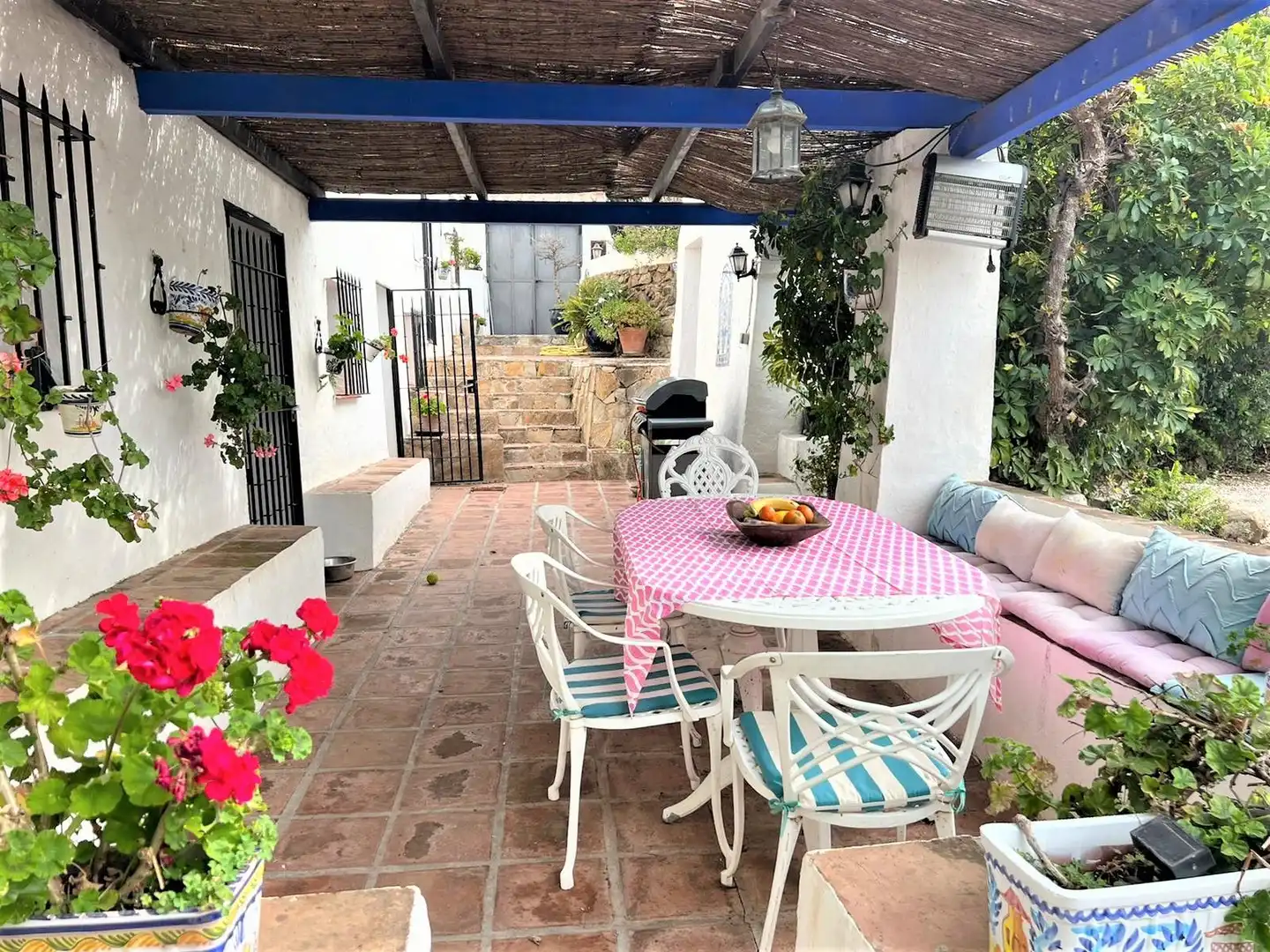 Terrassa de Finca rústica en venda en Mijas amb Piscina