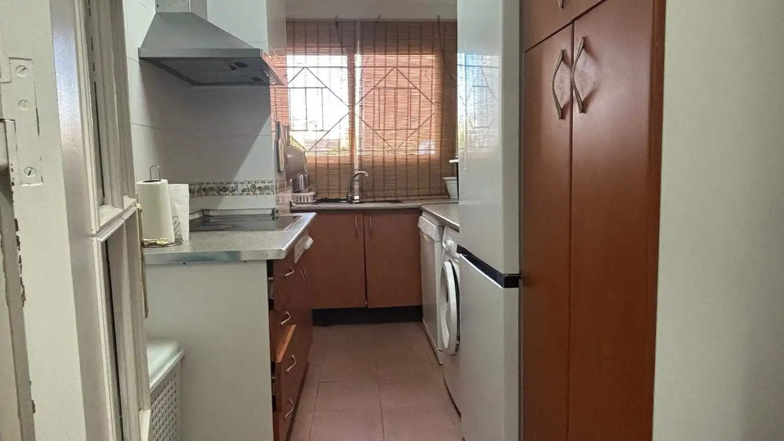 Kitchen of Flat for sale in Sevilla  with Air Conditioner, Private garden and Furnished