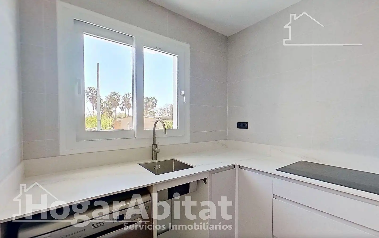 Cocina de Casa o chalet en venta en Benimuslem con Aire acondicionado, Calefacción y Terraza