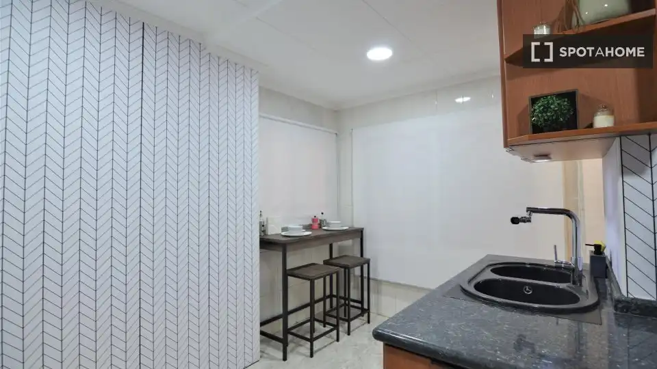 Cocina de Piso de alquiler en Cullera con Aire acondicionado, Calefacción y Amueblado