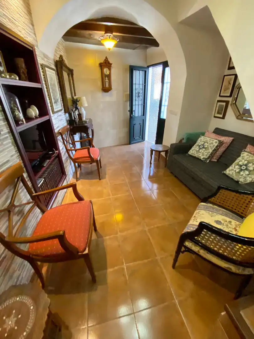 Living room of Houses for rent in Almáchar  with Furnished, Oven and Microwave