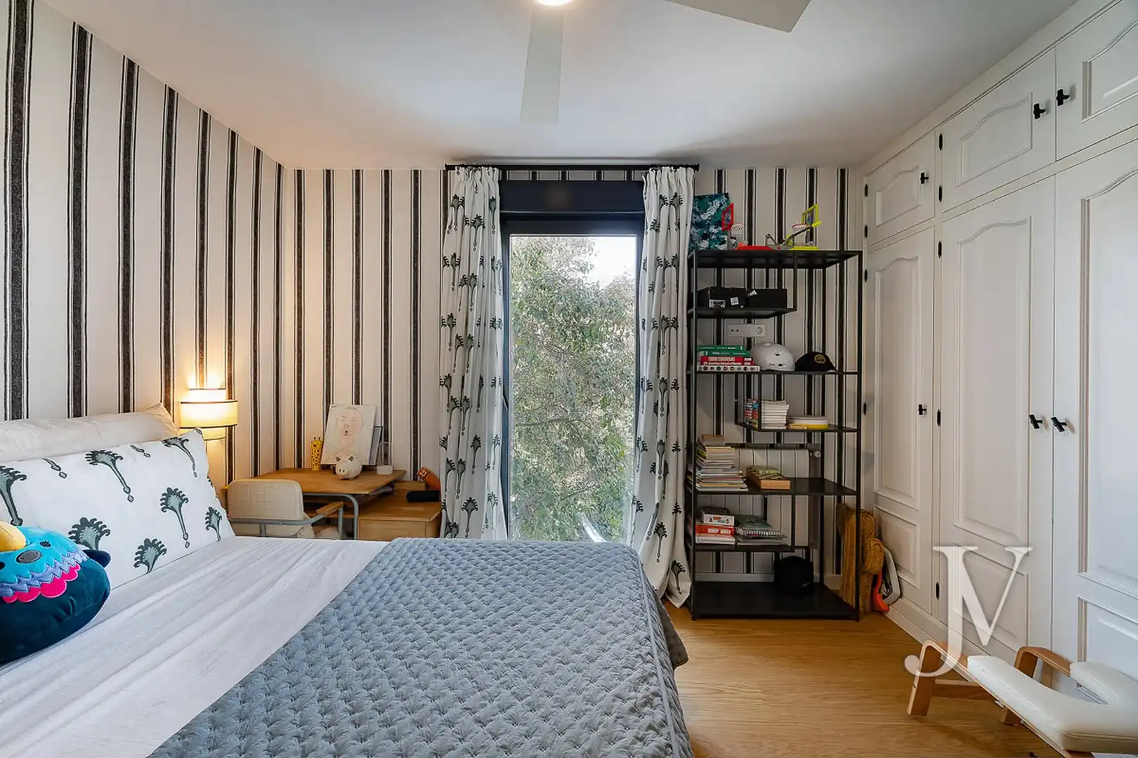 Bedroom of Detached homes for rent in Pozuelo de Alarcón  with Air Conditioner, Heating and Private garden