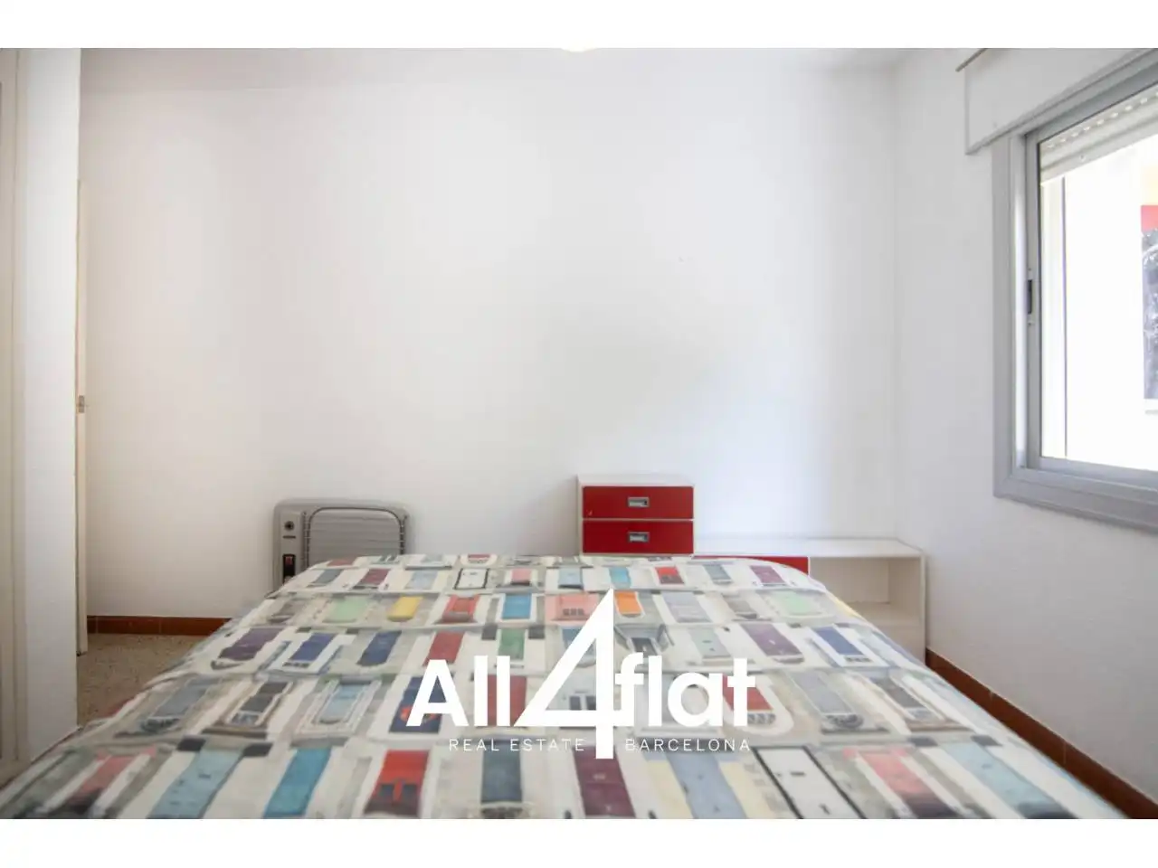 Bedroom of Flat for rent in Castelldefels  with Air Conditioner, Furnished and Balcony