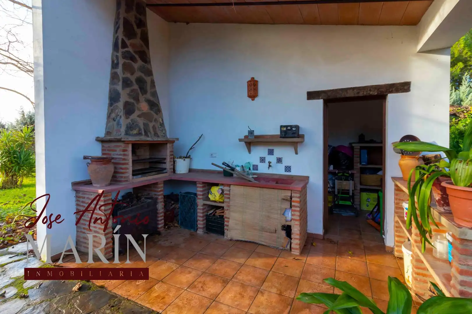 Garten von Country house zum Verkauf in Badajoz mit Privatgarten, Abstellraum und Schwimmbad