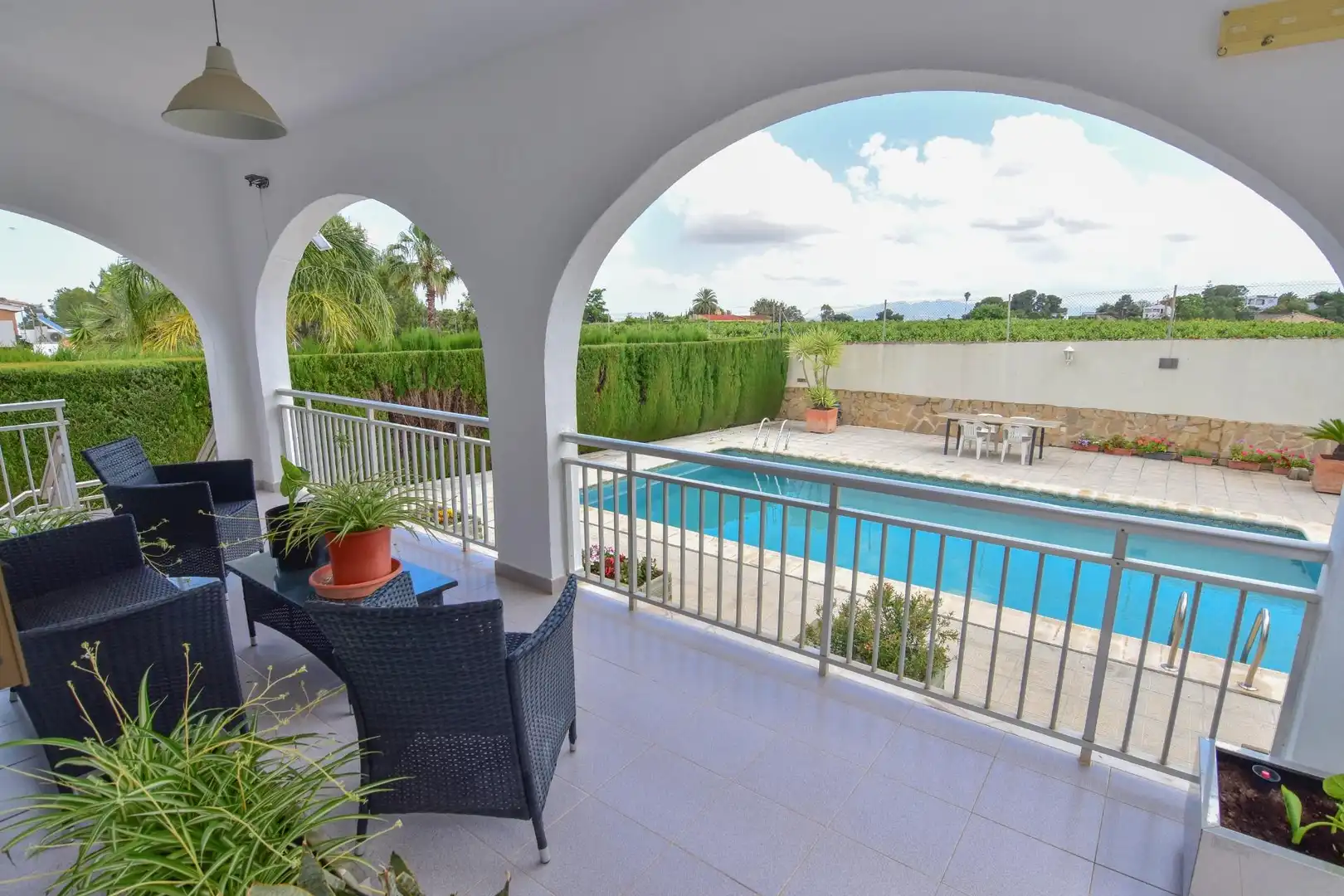 Terraza de Casa o chalet en venta en Benifaió con Aire acondicionado, Jardín privado y Terraza