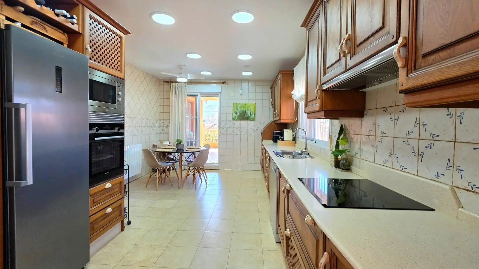 Cuina de Casa o xalet en venda en La Unión amb Aire condicionat, Jardí privat i Terrassa