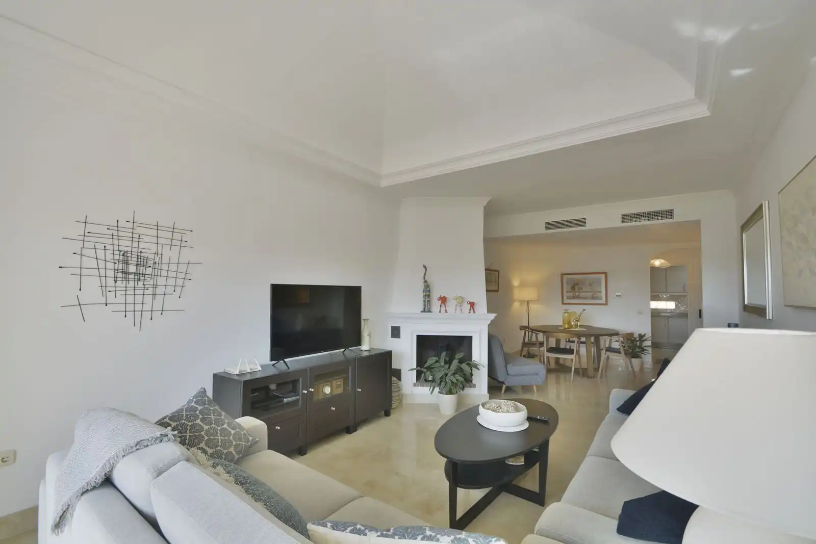Sala de estar de Apartamento en venta en Marbella con Aire acondicionado, Jardín privado y Trastero