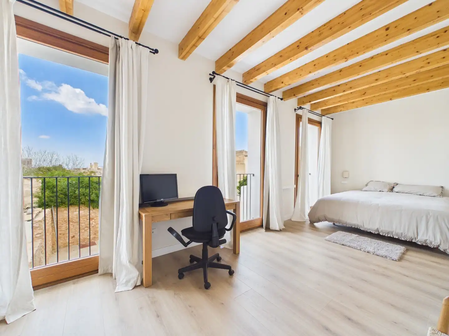 Bedroom of Houses for rent in Felanitx  with Air Conditioner, Heating and Terrace