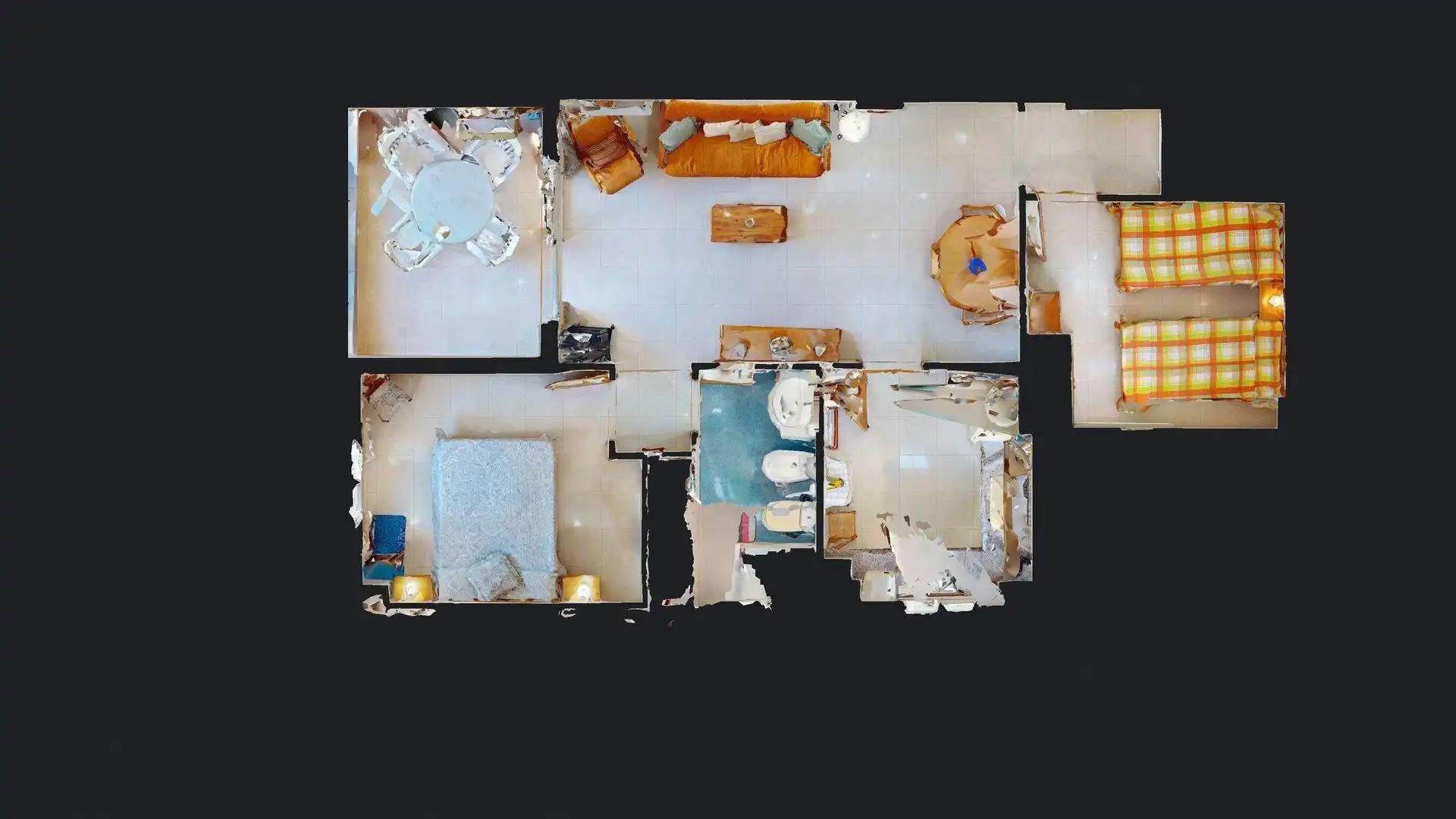 Schlafzimmer von Wohnungen zum Verkauf in Elche / Elx mit Klimaanlage, Terrasse und Möbliert
