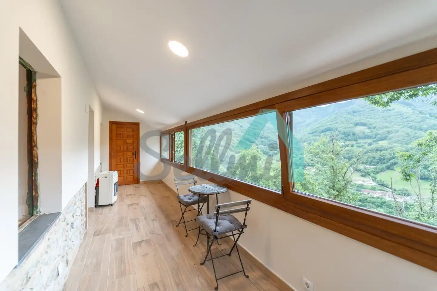 Balcony of Houses for rent in Mieres (Asturias)  with Heating, Private garden and Parquet flooring