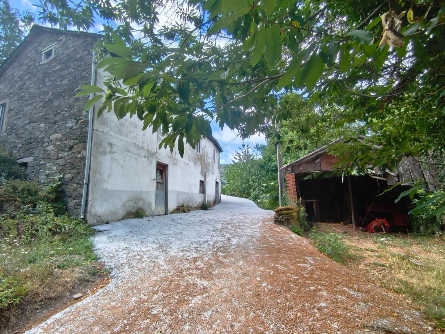 Vista exterior de Casa o xalet en venda en As Nogais  amb Terrassa