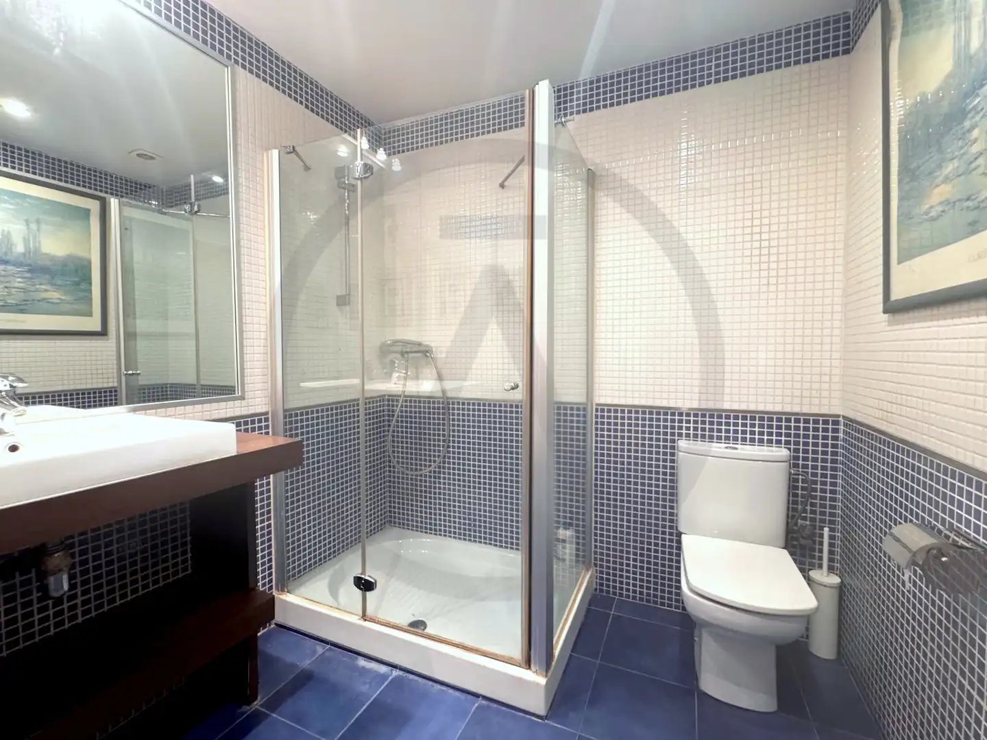 Badezimmer von Wohnung zum Verkauf in Matadepera mit Heizung, Parkett und Terrasse