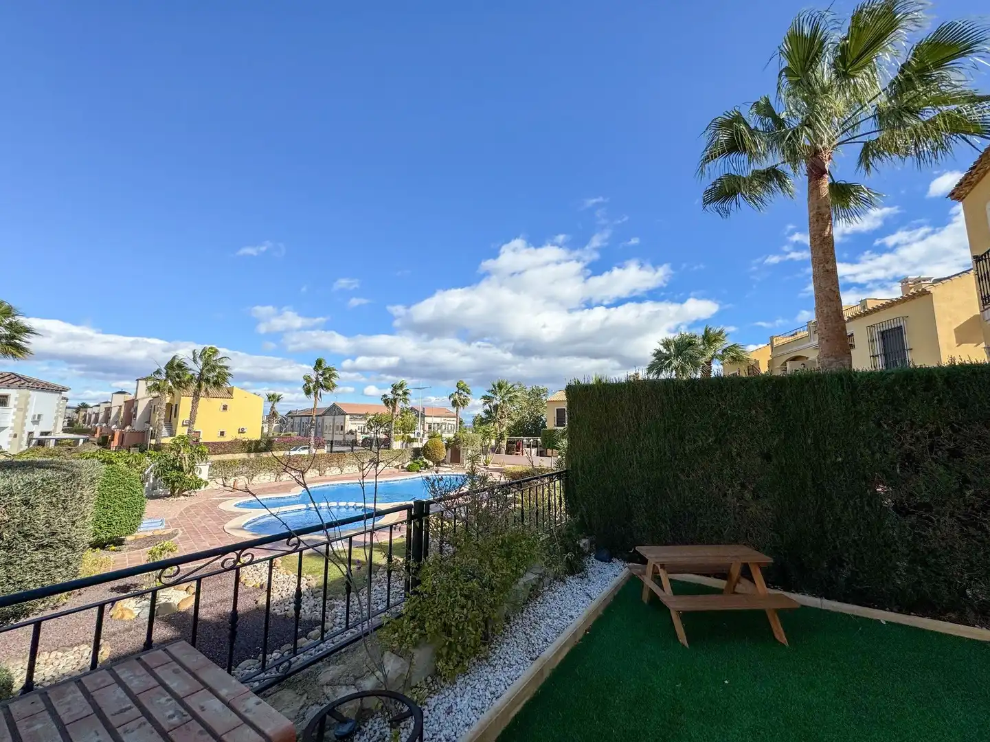Garden of Detached homes for rent in Algorfa  with Air Conditioner, Heating and Private garden