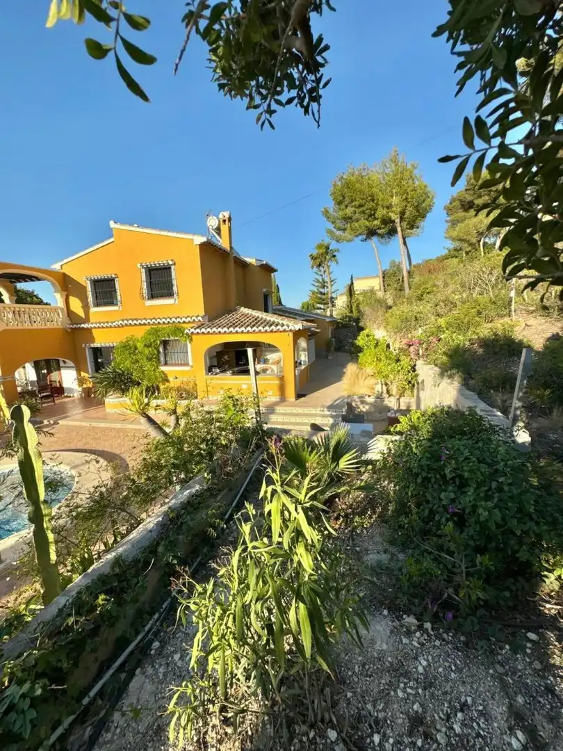 Exterior view of Houses for sale in Jávea / Xàbia  with Air Conditioner, Heating and Private garden