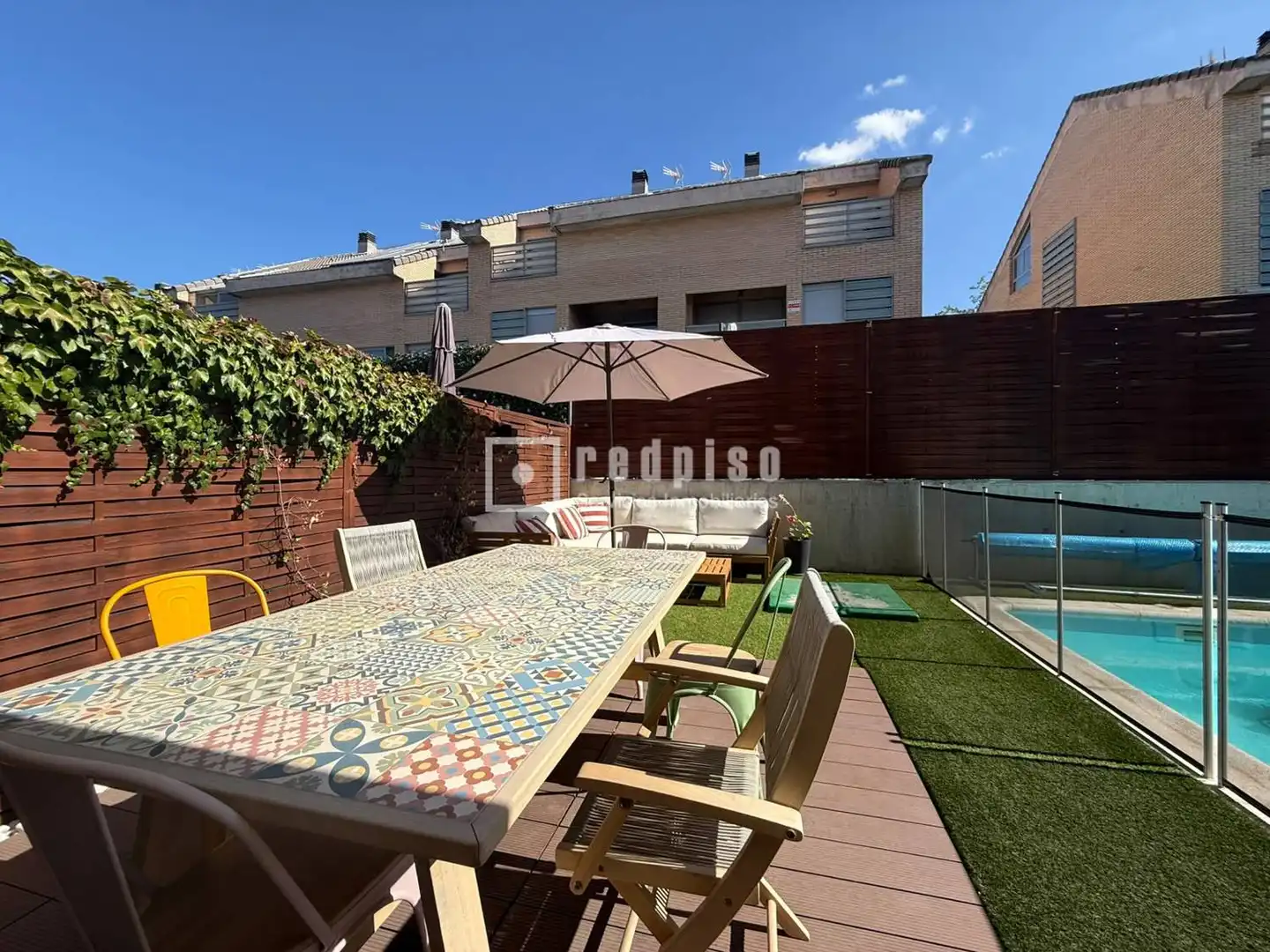 Terrace of Houses for sale in Paracuellos de Jarama  with Air Conditioner, Heating and Private garden
