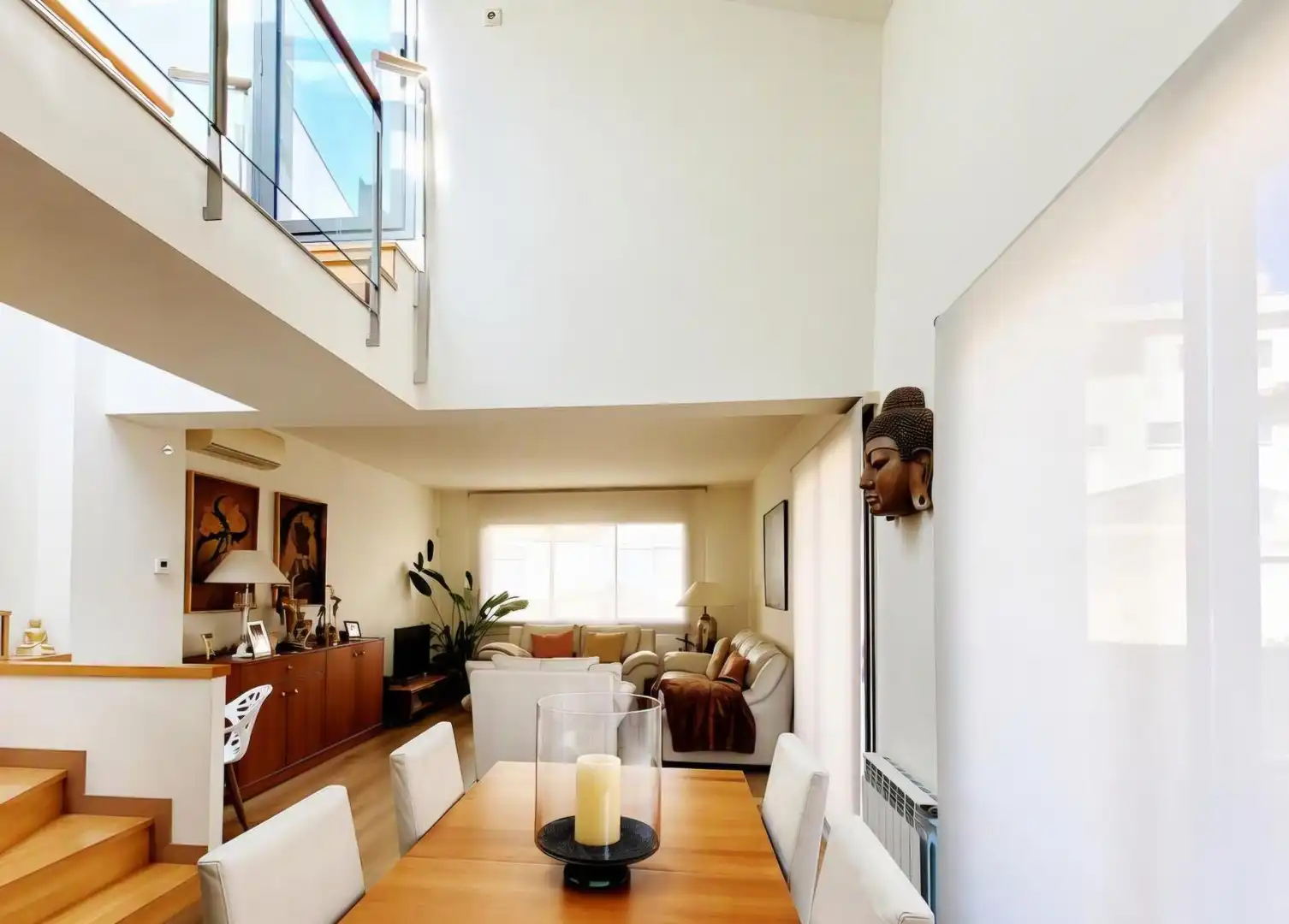 Sala de estar de Casa o chalet en venta en Sant Cugat del Vallès con Aire acondicionado, Calefacción y Parquet