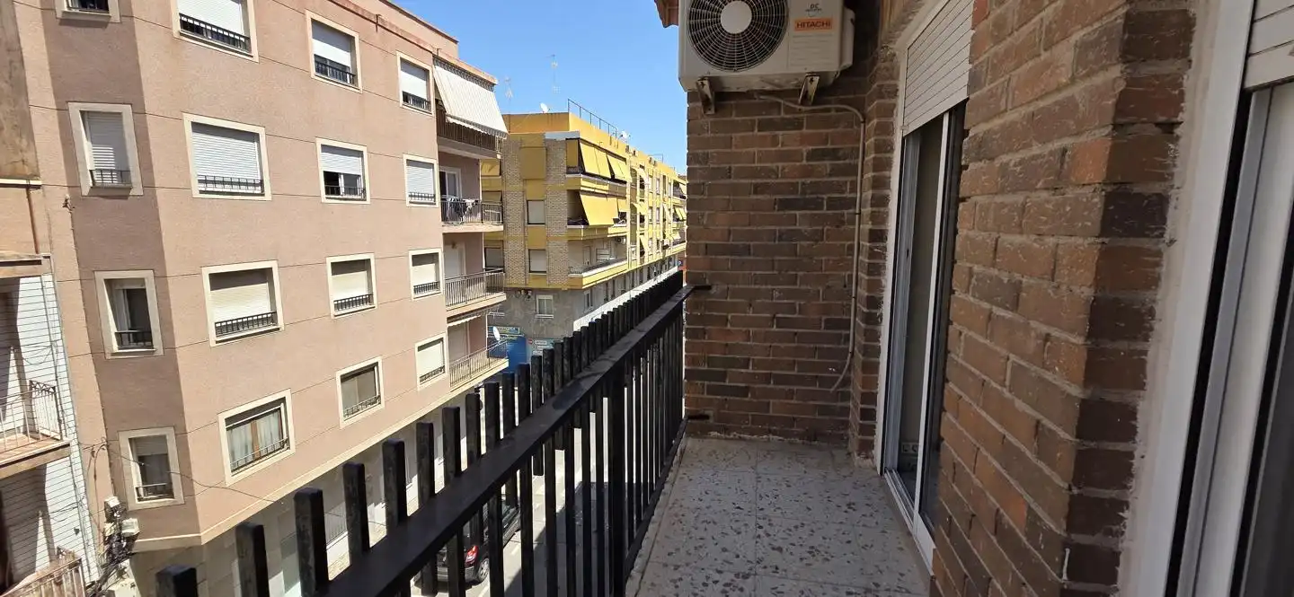 Balcony of Flat for rent in Elche / Elx  with Air Conditioner, Furnished and Balcony