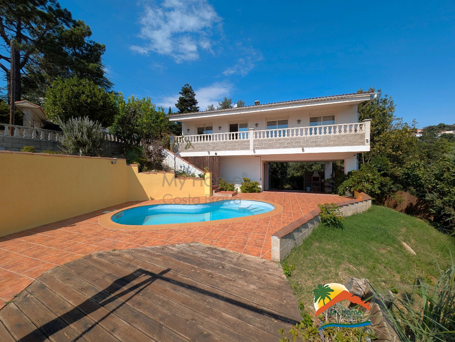 Vista exterior de Casa o chalet en venta en Lloret de Mar con Aire acondicionado, Calefacción y Jardín privado