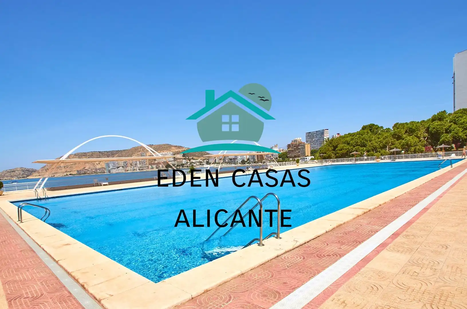 Außenansicht von Wohnungen zum Verkauf in Alicante / Alacant mit Klimaanlage, Heizung und Privatgarten