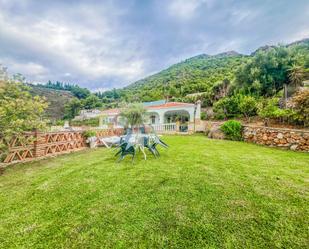 Jardí de Casa o xalet de lloguer en Frigiliana amb Aire condicionat i Piscina