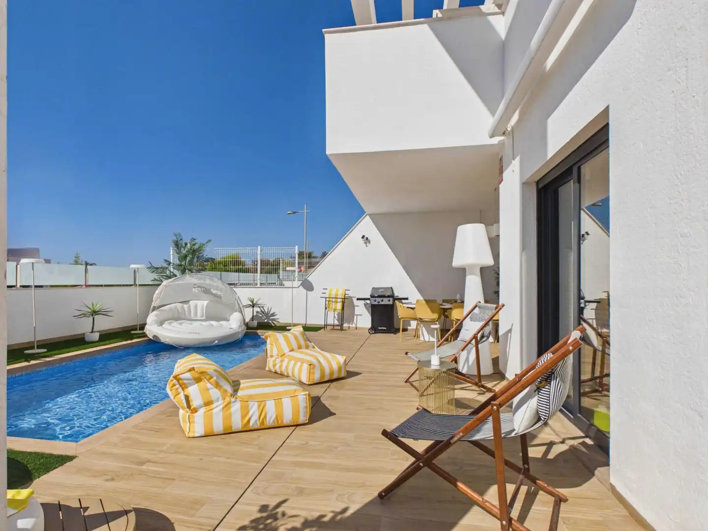 Terraza de Casa o chalet de alquiler en Finestrat