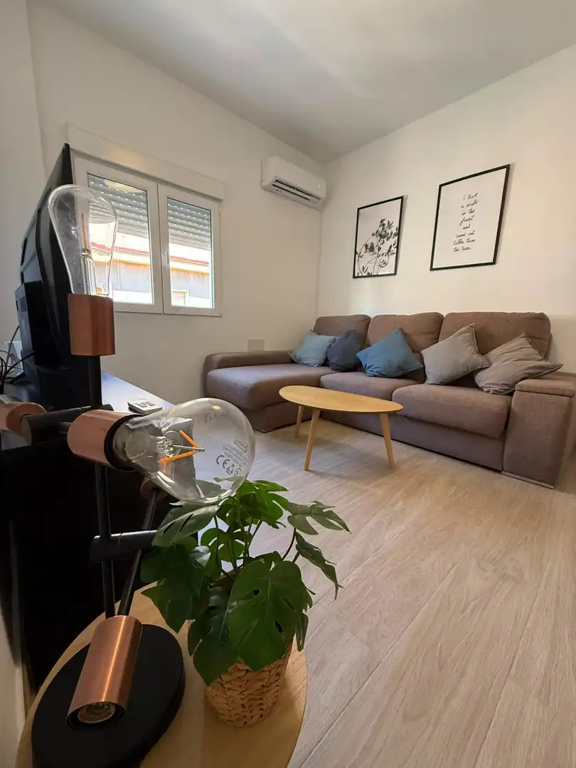 Living room of Flat for sale in Murcia  with Air Conditioner, Private garden and Furnished
