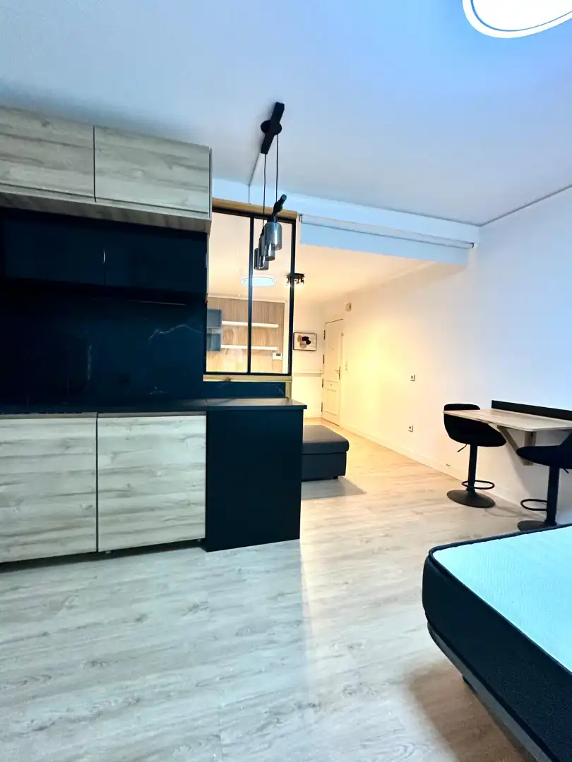 Cuina de Apartament de lloguer en Águilas amb Aire condicionat, Calefacció i Moblat