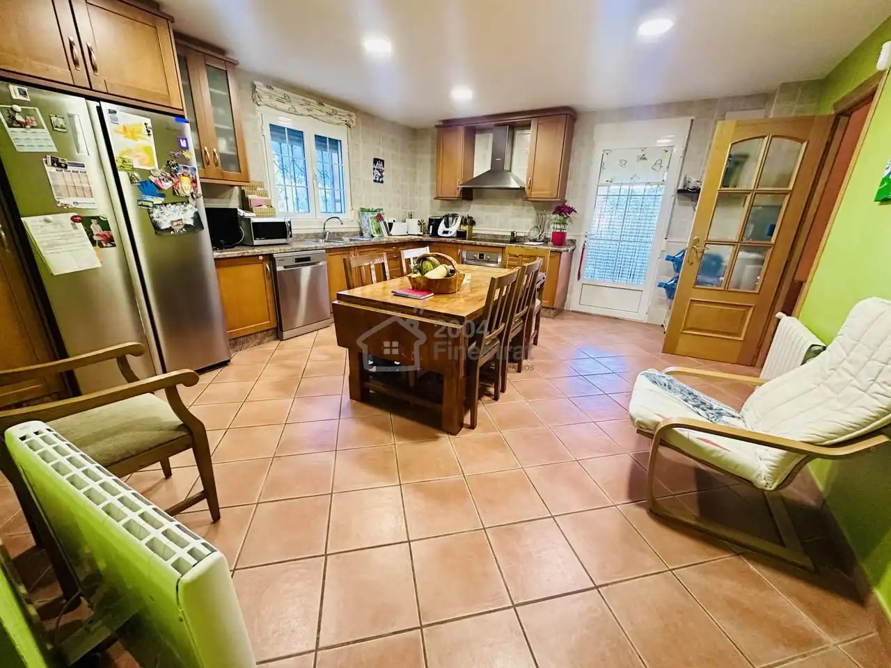 Cocina de Casa o chalet en venta en Finestrat con Aire acondicionado, Jardín privado y Terraza